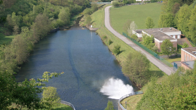 Tosbecken Große Dhünn-Talsperre Tosbecken Große Dhünn-Talsperre