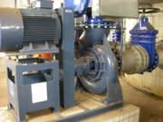 Untersuchte Pumpe für den Zransport des Rohabwassers Untersuchte Pumpe für den Zransport des Rohabwassers