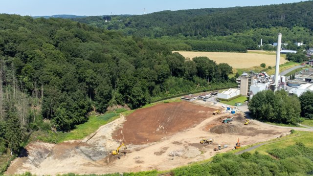Baufeld Klärschlammverbrennungsanlage KVB Baufeld Klärschlammverbrennungsanlage KVB