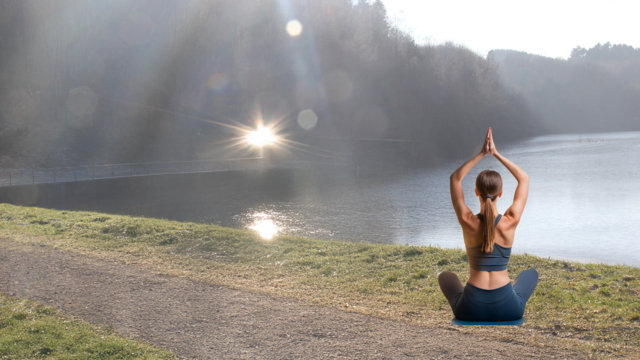 Yoga an der Krwi